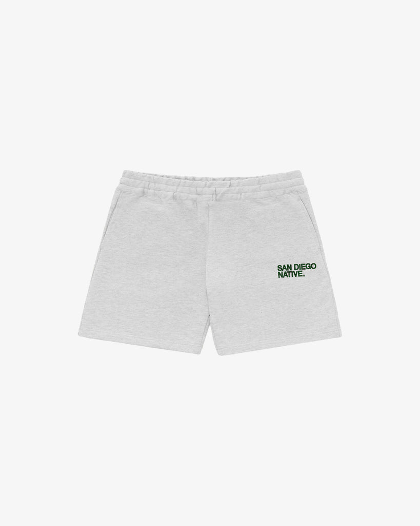 The SDN. Brand French Terry embroidered shorts – heavyweight cotton streetwear shorts

Premium French Terry shorts with SDN embroidery, designed in San Diego

Relaxed fit 460 GSM French Terry shorts by The SDN. Brand